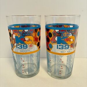 Kentucky Derby 2013 Official 139th Mint Julep Souvenir Glass Set of 2